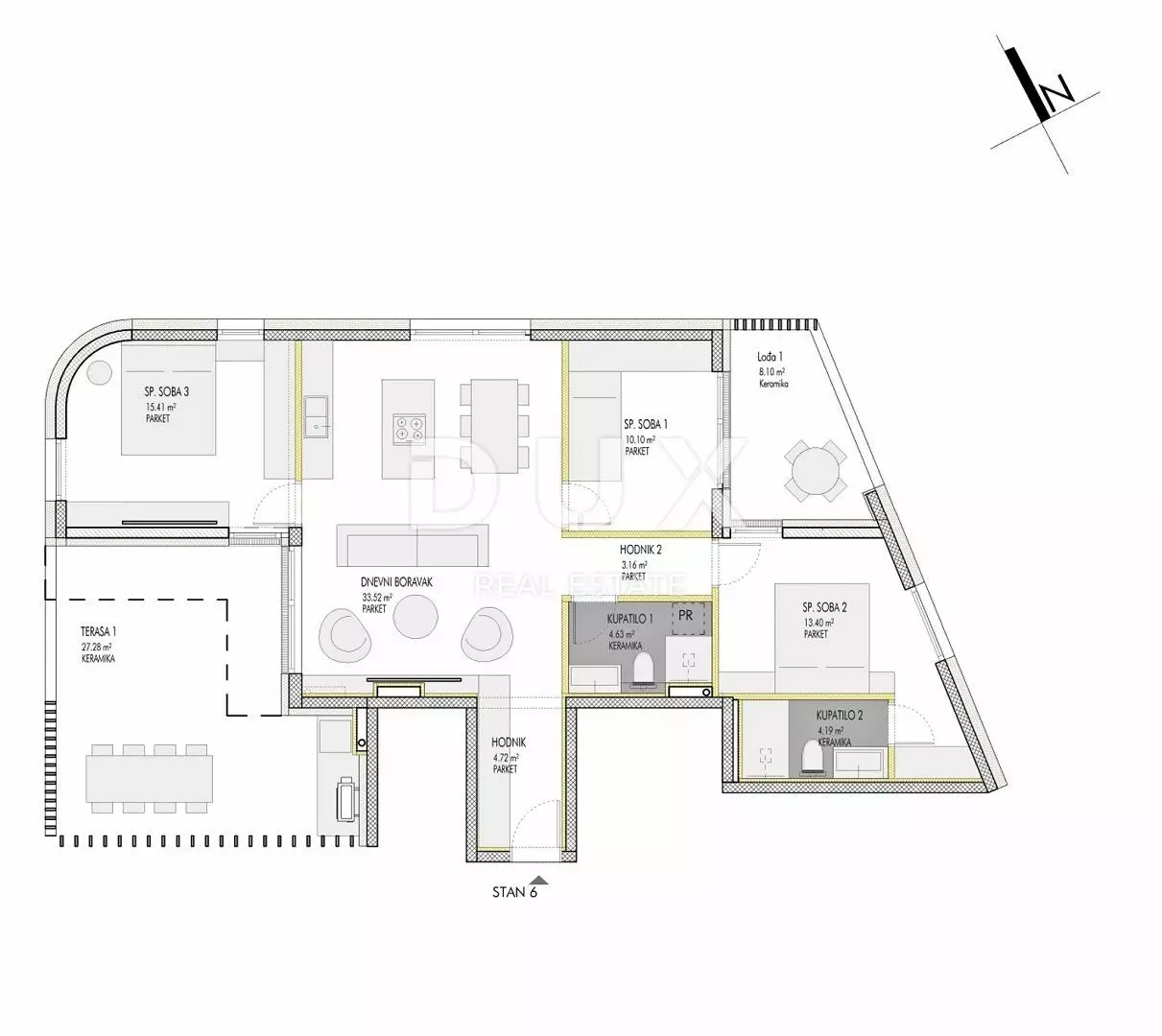 3-bedroom Apartment In Umag, Croatia (103,79 M²)