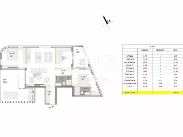 3-bedroom Apartment In Umag, Croatia (103,79 M²)