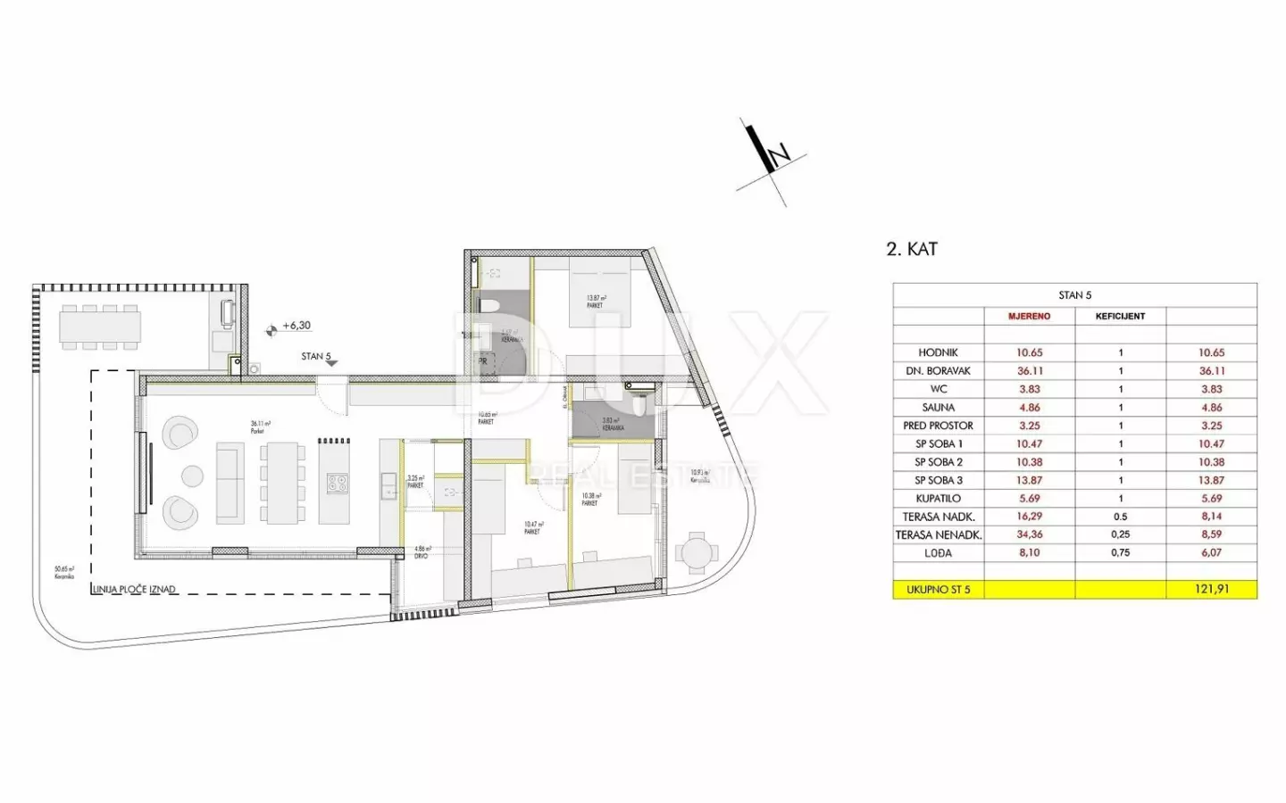 3-bedroom Apartment In Umag, Croatia (121,91 M²)