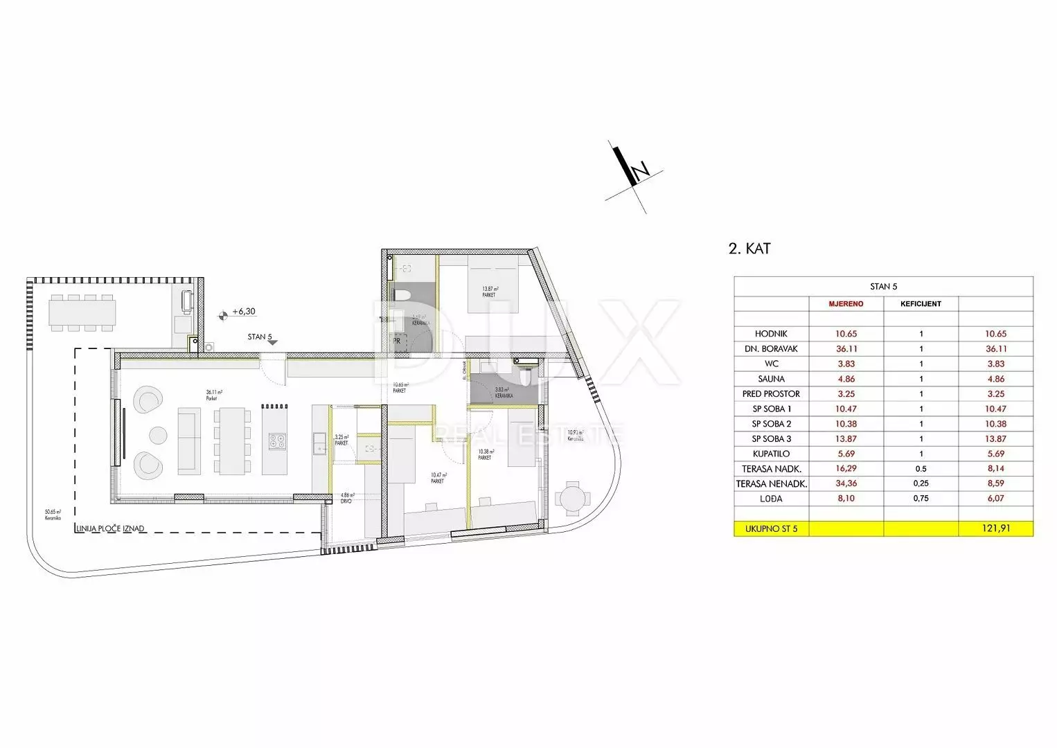 3-bedroom Apartment In Umag, Croatia (121,91 M²)