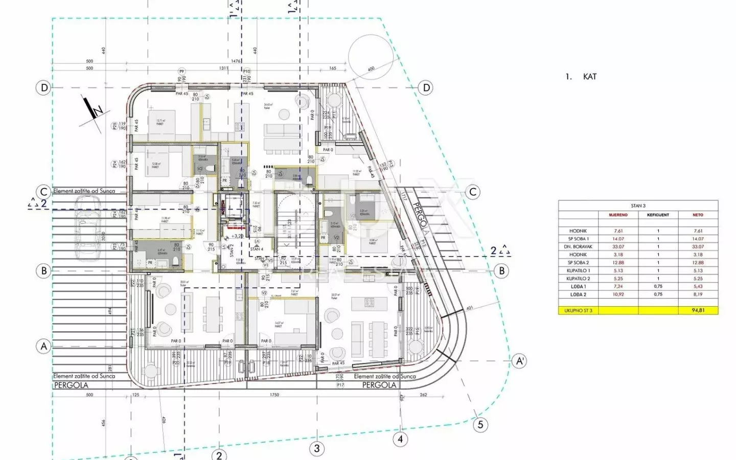 2-bedroom Apartment In Umag, Croatia (94,81 M²)