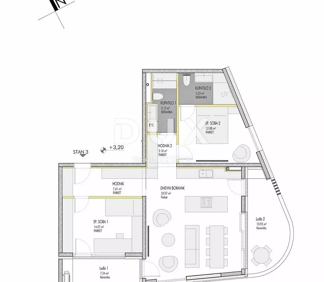 2-bedroom Apartment In Umag, Croatia (94,81 M²)