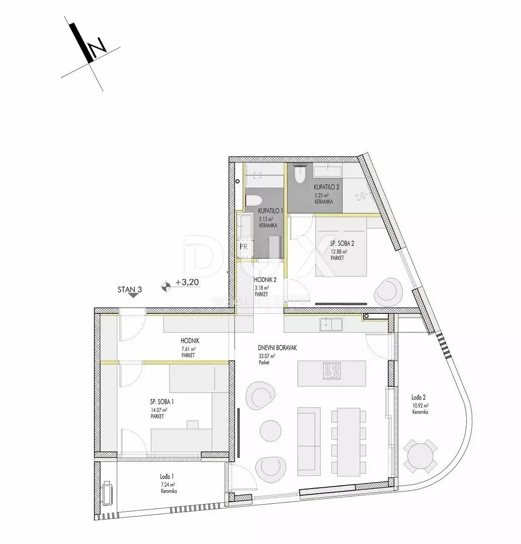 2-bedroom Apartment In Umag, Croatia (94,81 M²)