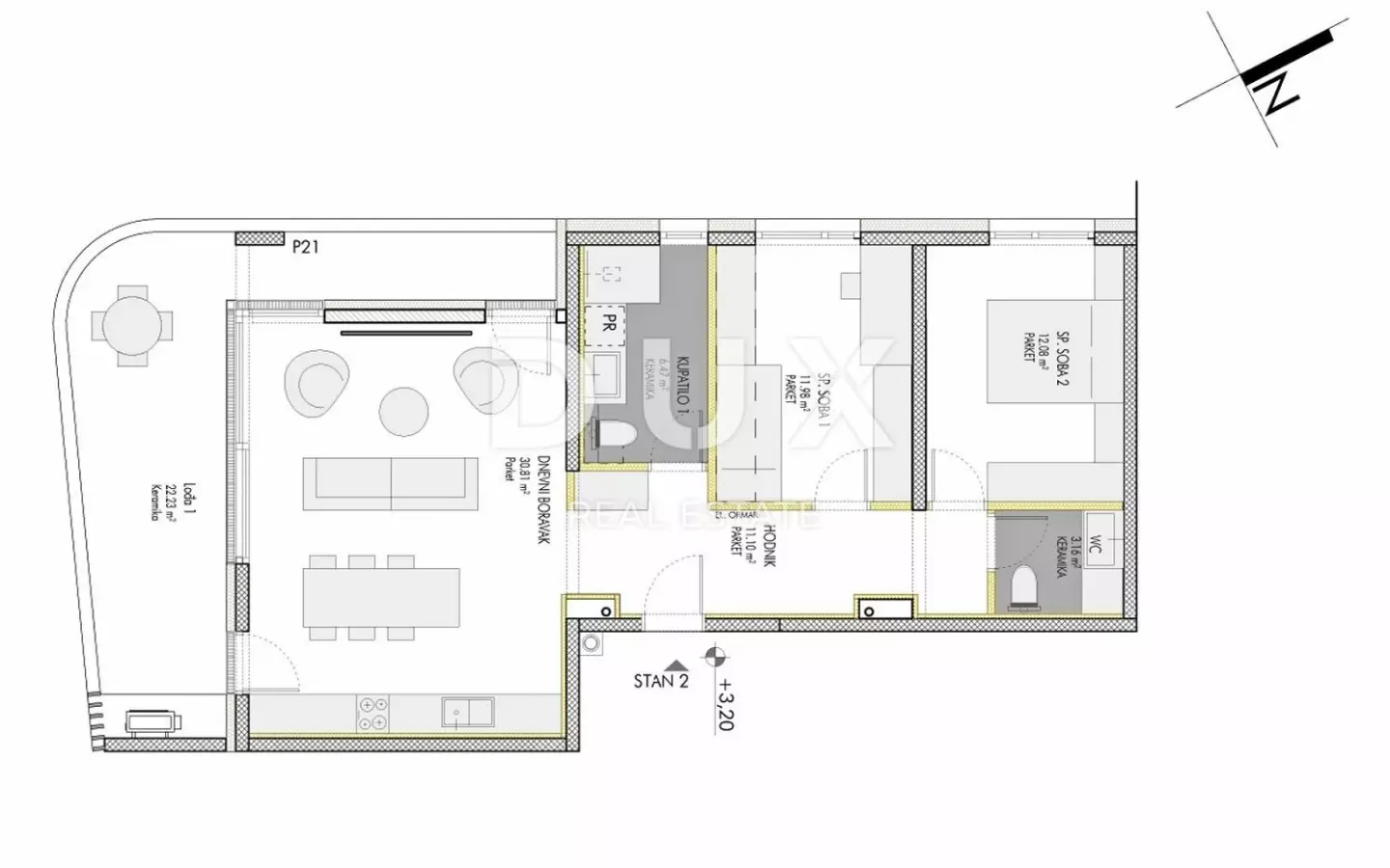 2-bedroom Apartment In Umag, Croatia (92,27 M²)