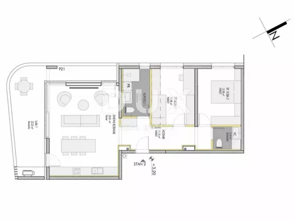 2-bedroom Apartment In Umag, Croatia (92,27 M²)