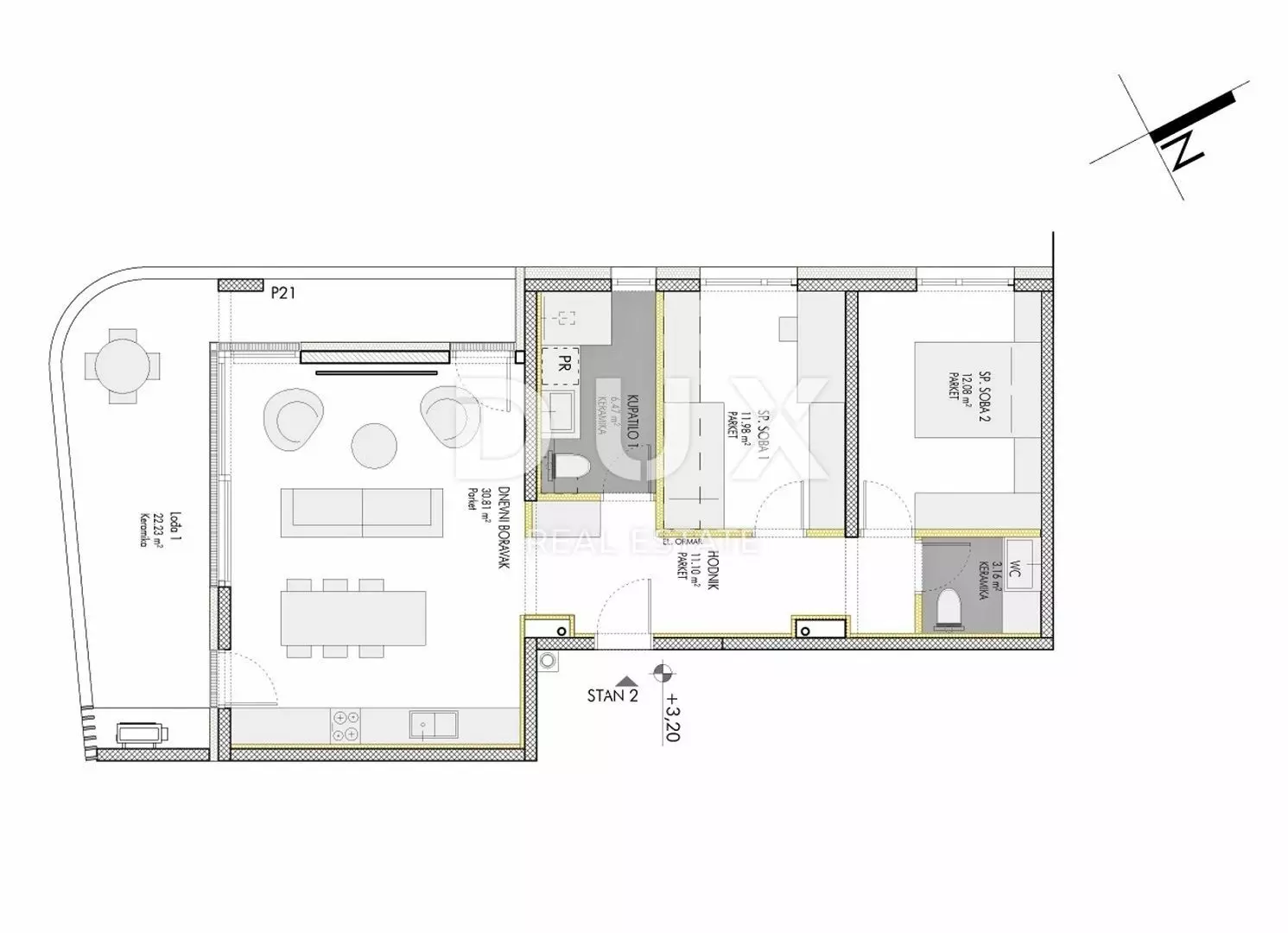 2-bedroom Apartment In Umag, Croatia (92,27 M²)