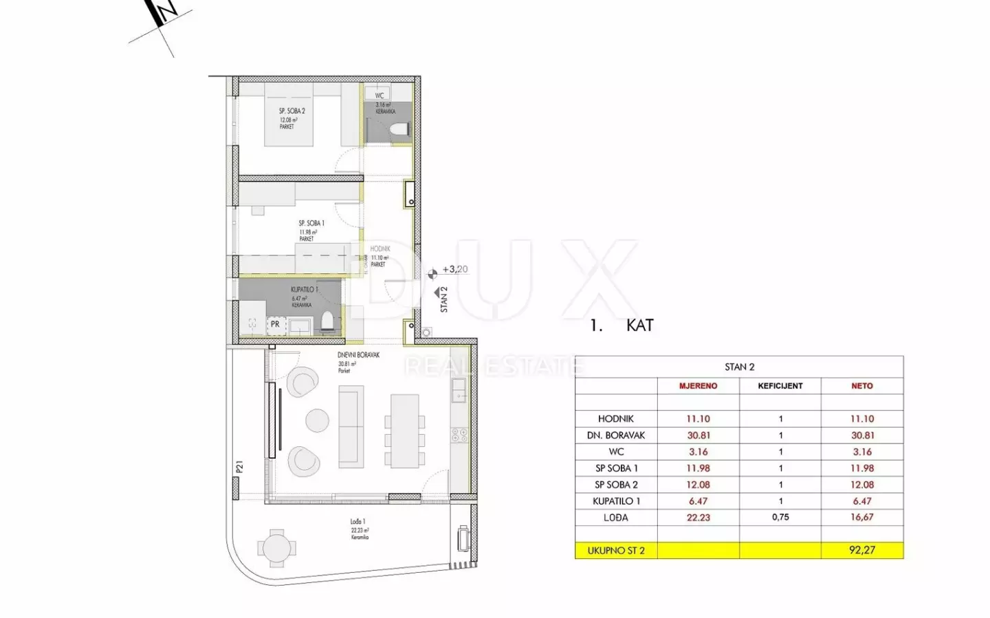 2-bedroom Apartment In Umag, Croatia (92,27 M²)