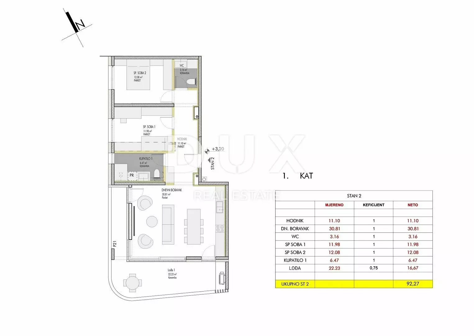 2-bedroom Apartment In Umag, Croatia (92,27 M²)
