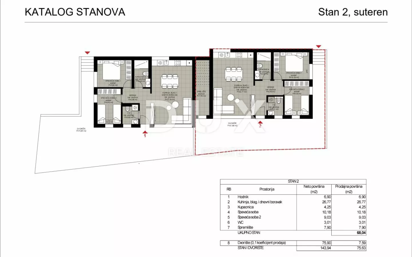 2-bedroom Apartment In Rtina, Croatia (78,38 M²)