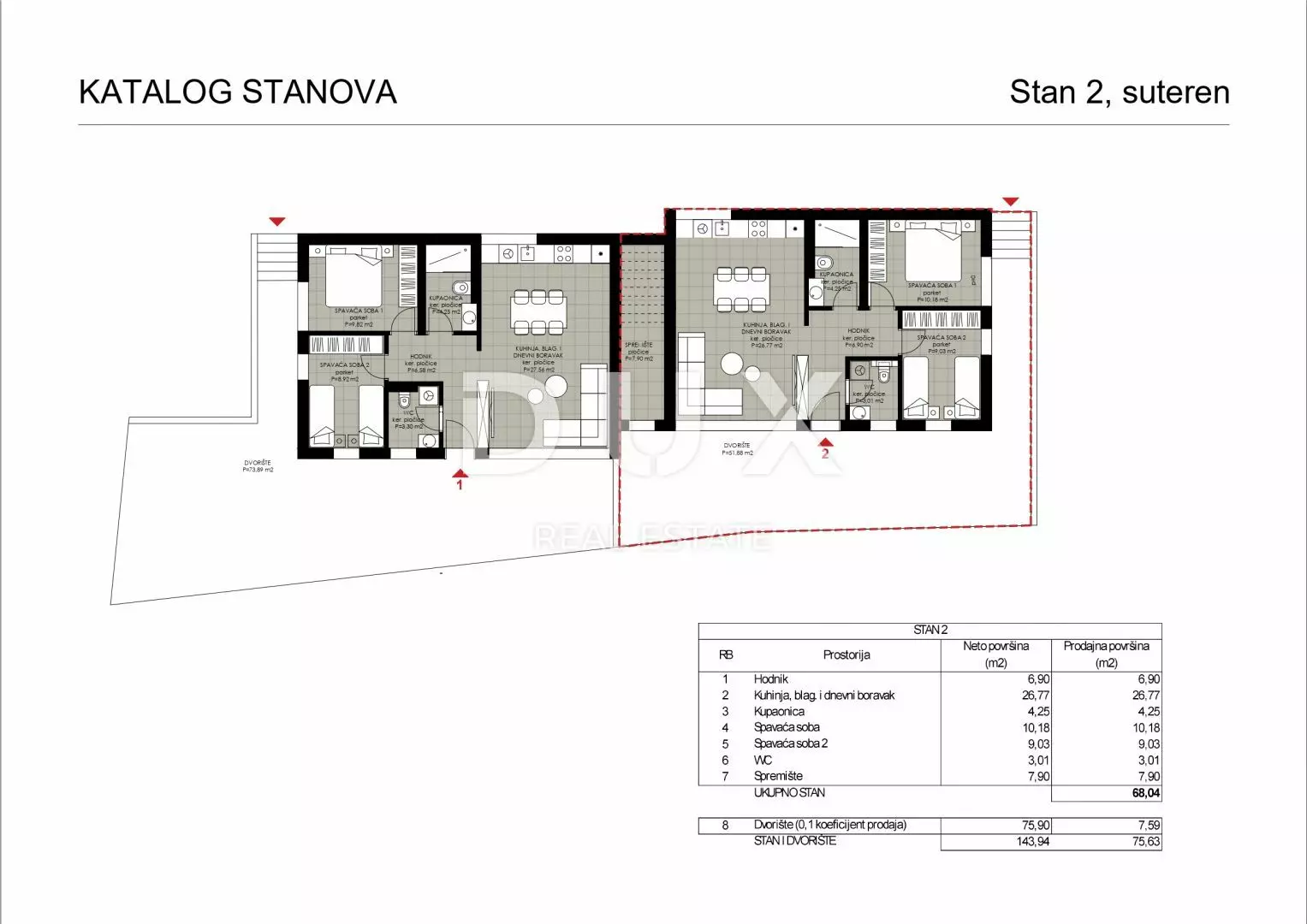 2-bedroom Apartment In Rtina, Croatia (78,38 M²)