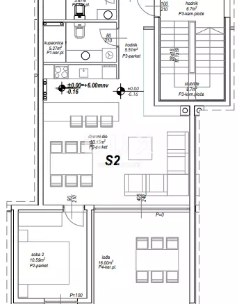 2-bedroom Apartment In Privlaka, Croatia (88,41 M²)