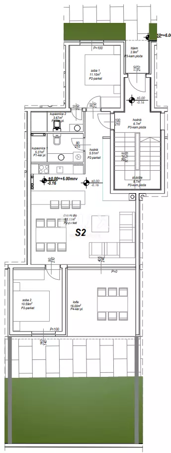 2-bedroom Apartment In Privlaka, Croatia (88,41 M²)