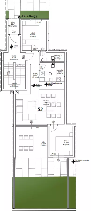 2-bedroom Apartment In Privlaka, Croatia (87,86 M²)