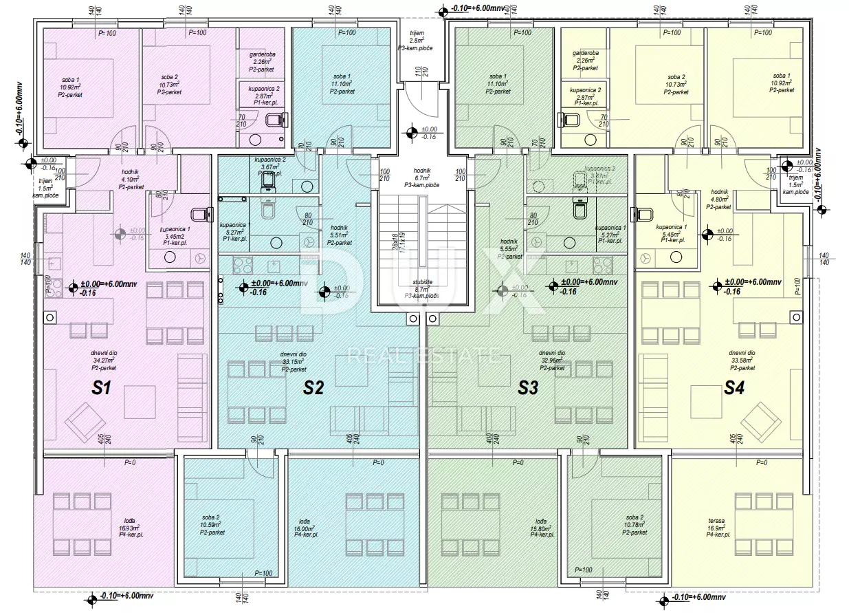 2-bedroom Apartment In Privlaka, Croatia (87,86 M²)
