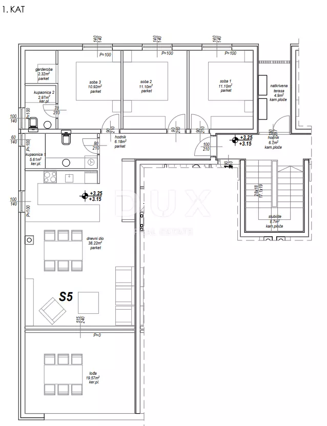 3-bedroom Apartment In Privlaka, Croatia (105,6 M²)