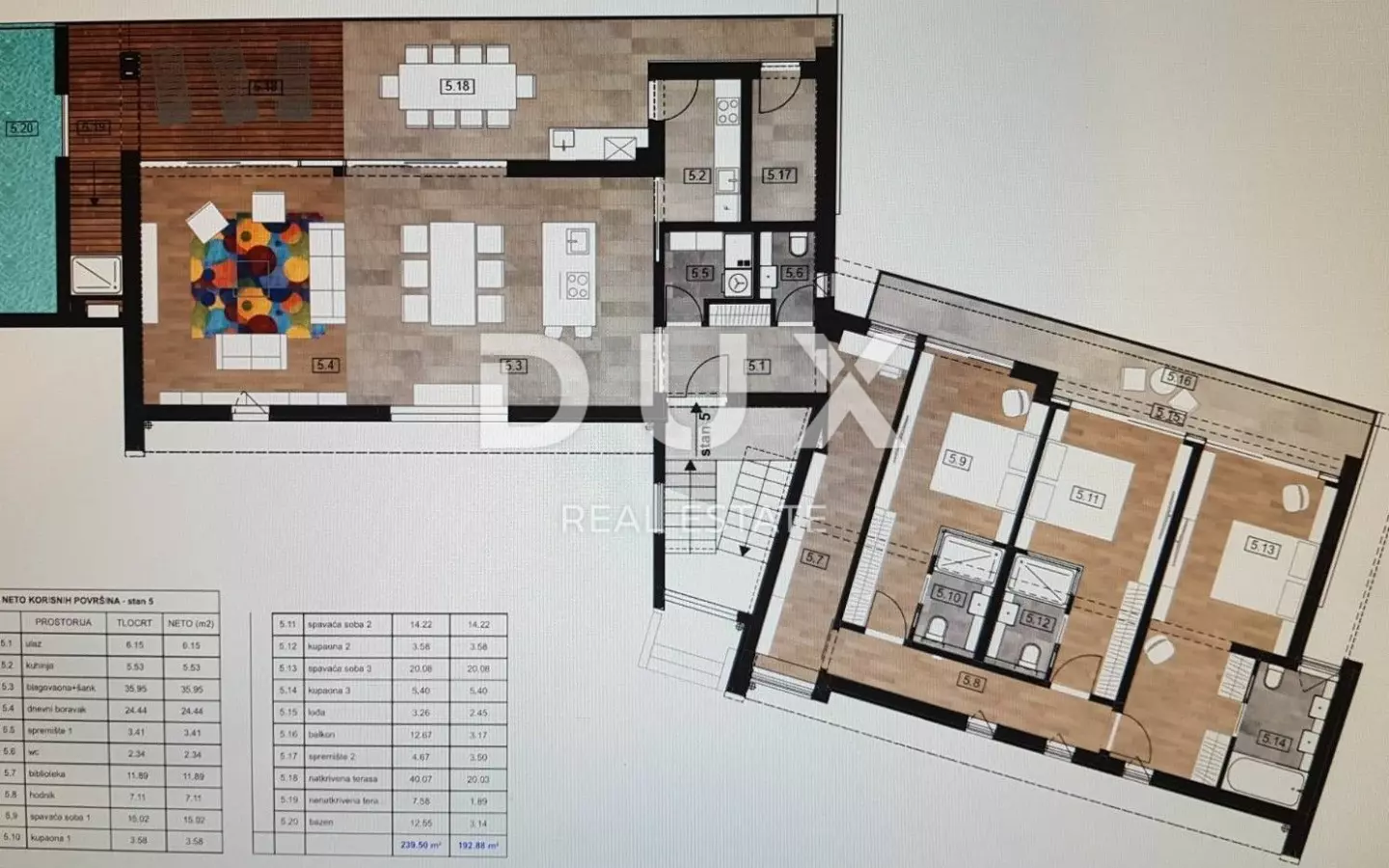 3-bedroom Apartment In Malinska, Croatia (192,88 M²)