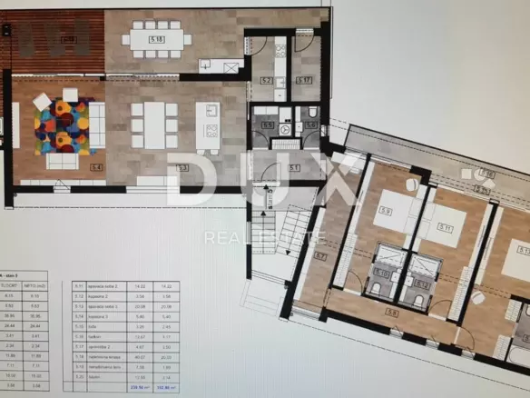 3-bedroom Apartment In Malinska, Croatia (192,88 M²)