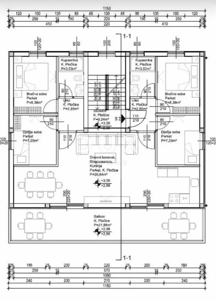 4-bedroom Apartment In Seline, Croatia (105 M²)