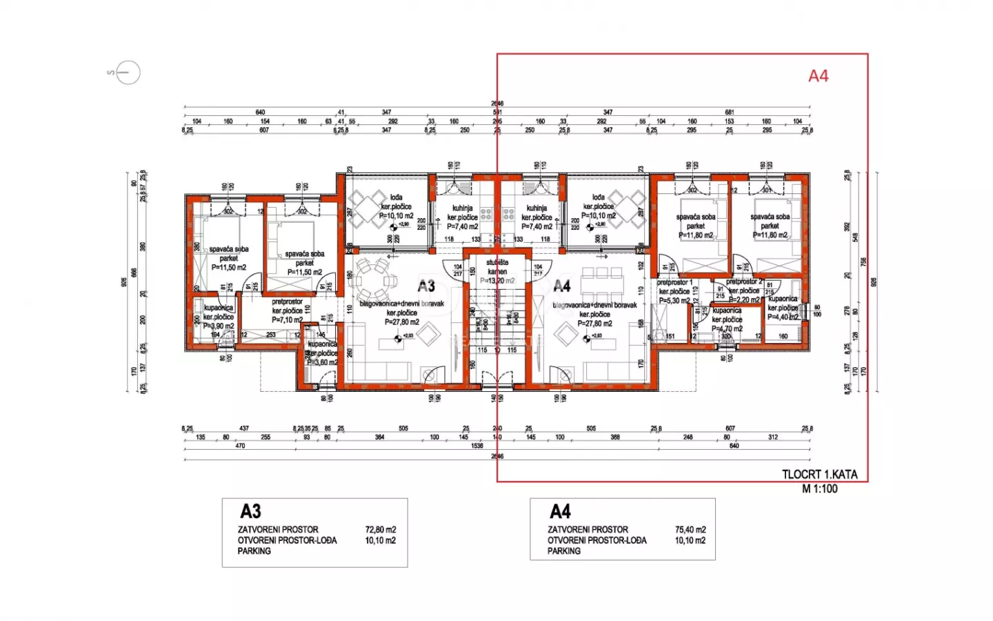 2-bedroom Apartment In Primošten, Croatia (85,48 M²)