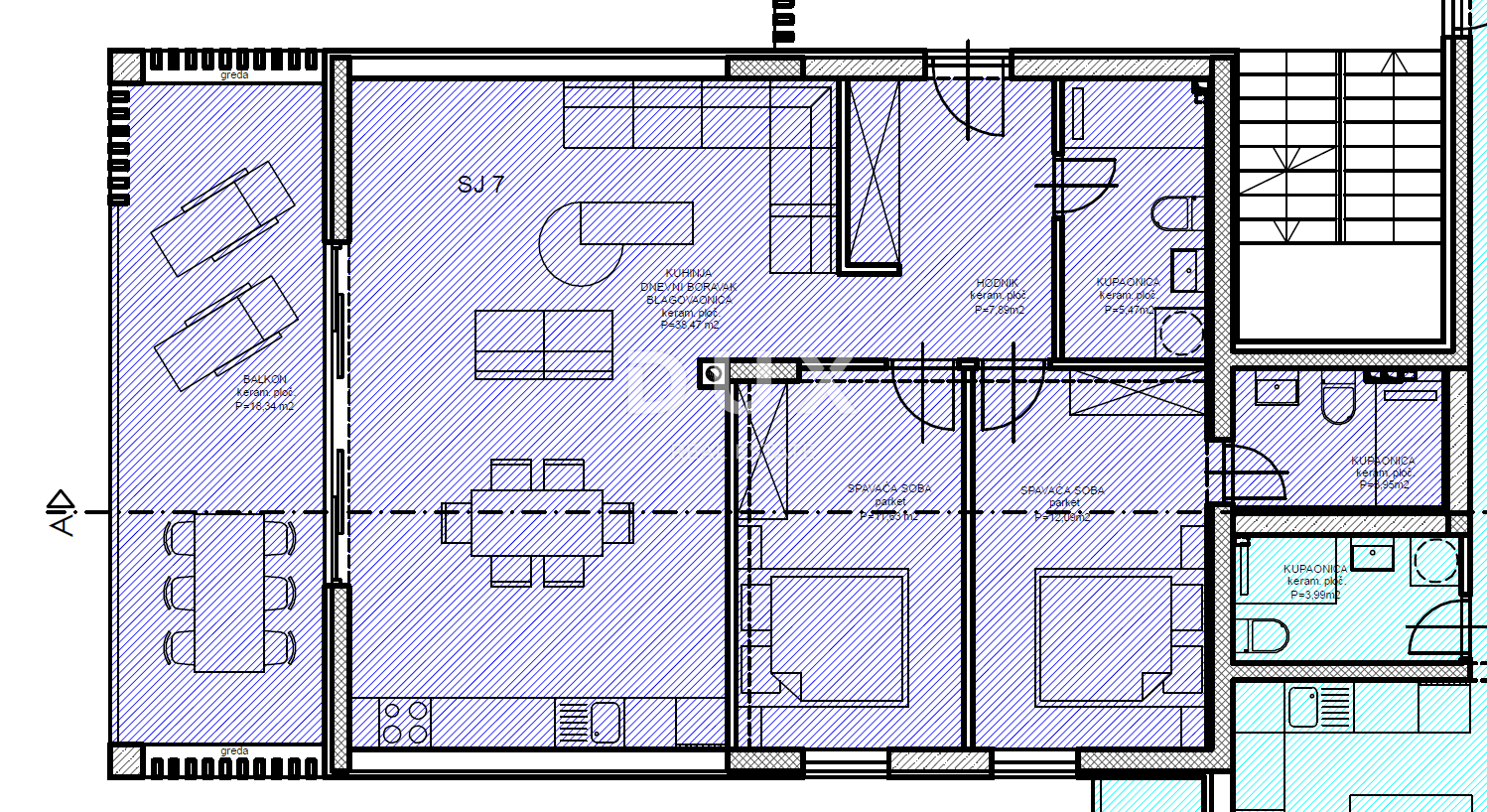 2-bedroom Apartment In Vodice, Croatia (98,27 M²)