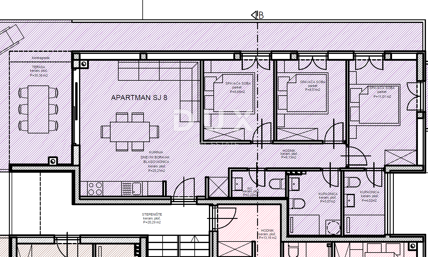 3-bedroom Apartment In Vodice, Croatia (109,34 M²)