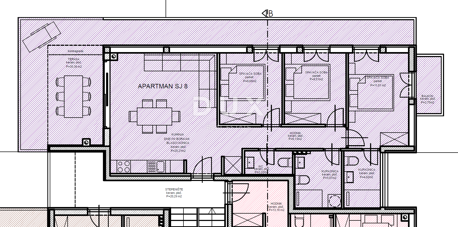 3-bedroom Apartment In Vodice, Croatia (109,34 M²)