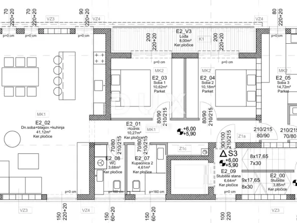 3-bedroom Apartment In Petrčane, Croatia (168,12 M²)