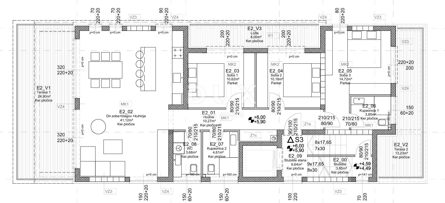 3-bedroom Apartment In Petrčane, Croatia (168,12 M²)