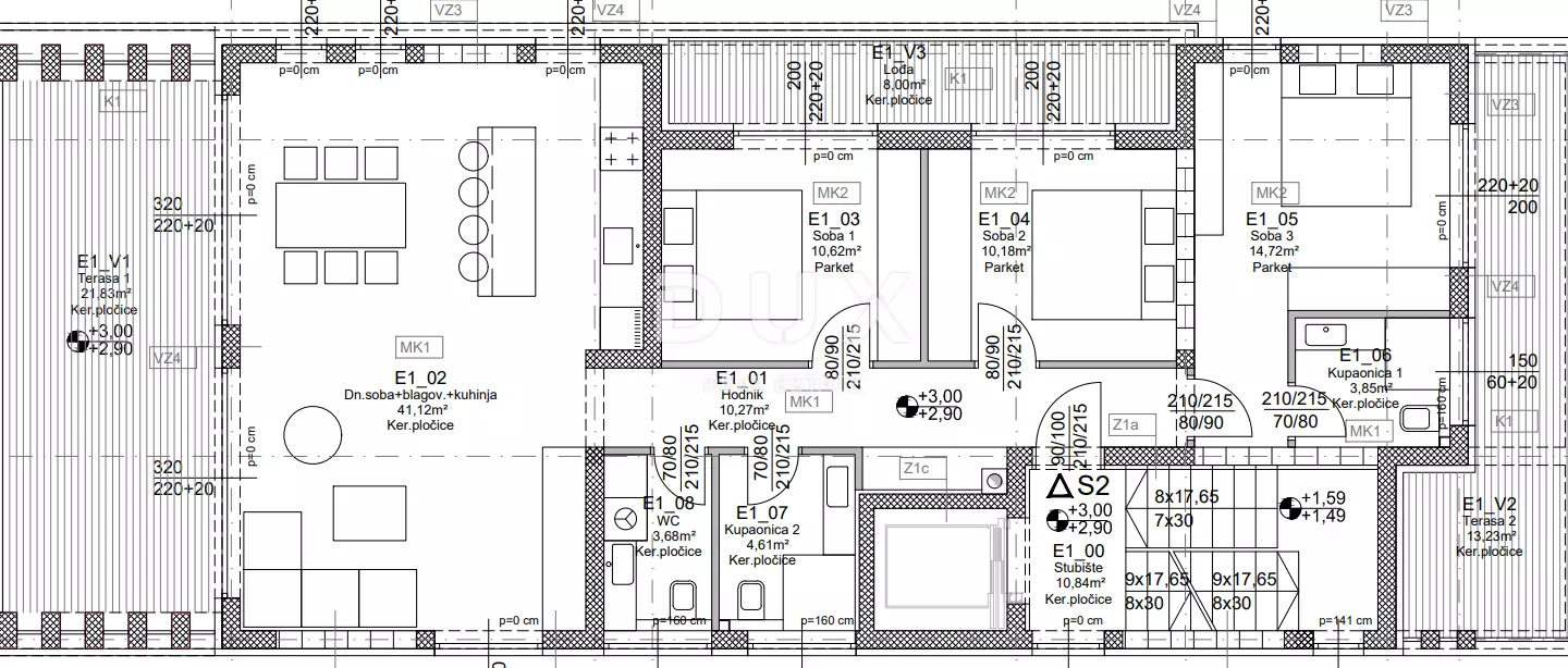 3-bedroom Apartment In Petrčane, Croatia (122,58 M²)