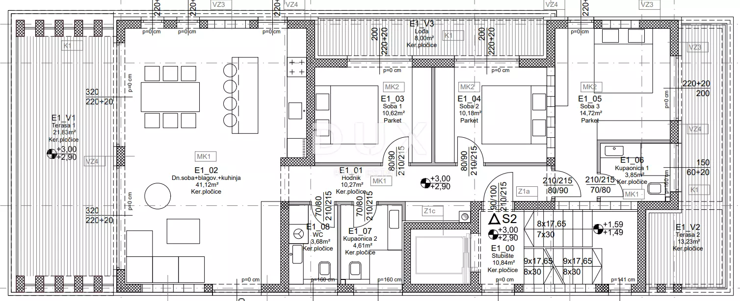 3-bedroom Apartment In Petrčane, Croatia (122,58 M²)