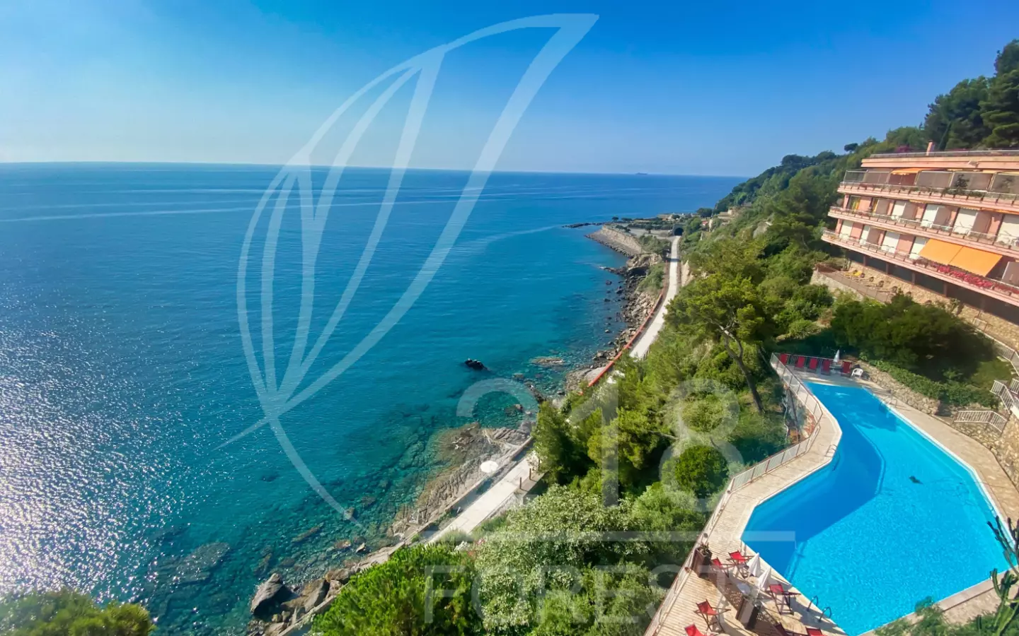 Seafront Apartment In Cervo With Panoramic Terrace And Shared Pool