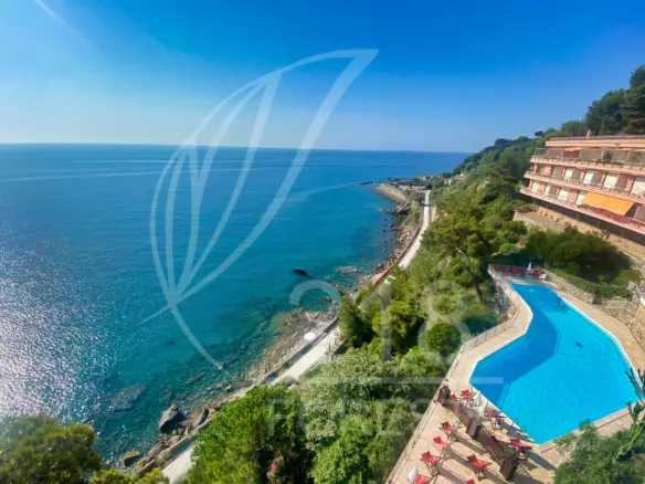 Seafront Apartment In Cervo With Panoramic Terrace And Shared Pool