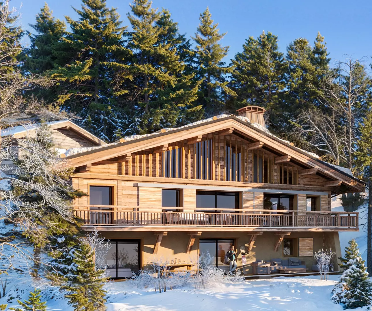 4-bedroom Ski Chalet In Megeve, France (182 M²)