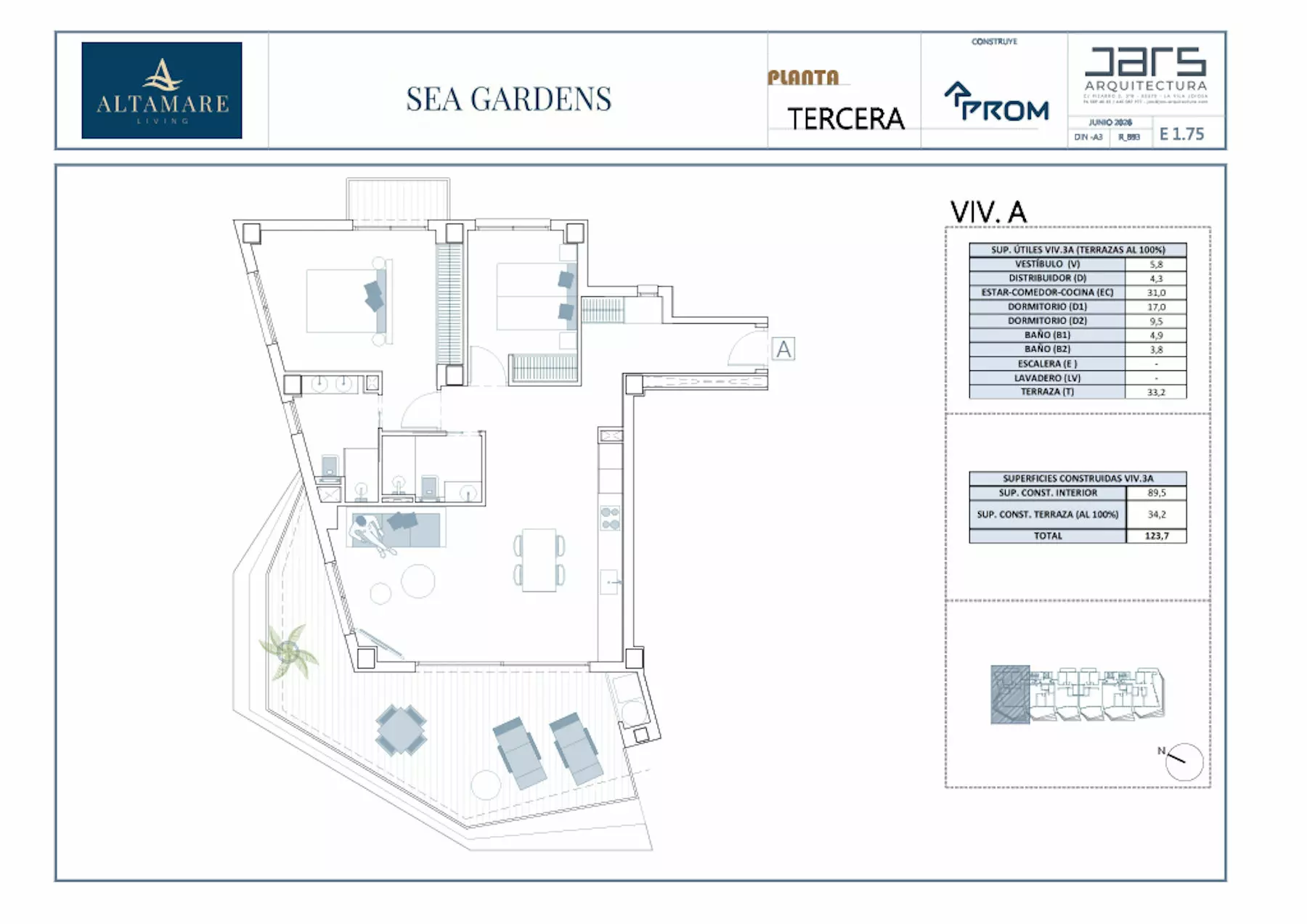 floorplan3-A-d1f517 2-bedroom Apartment In Villajoyosa (124 M²)