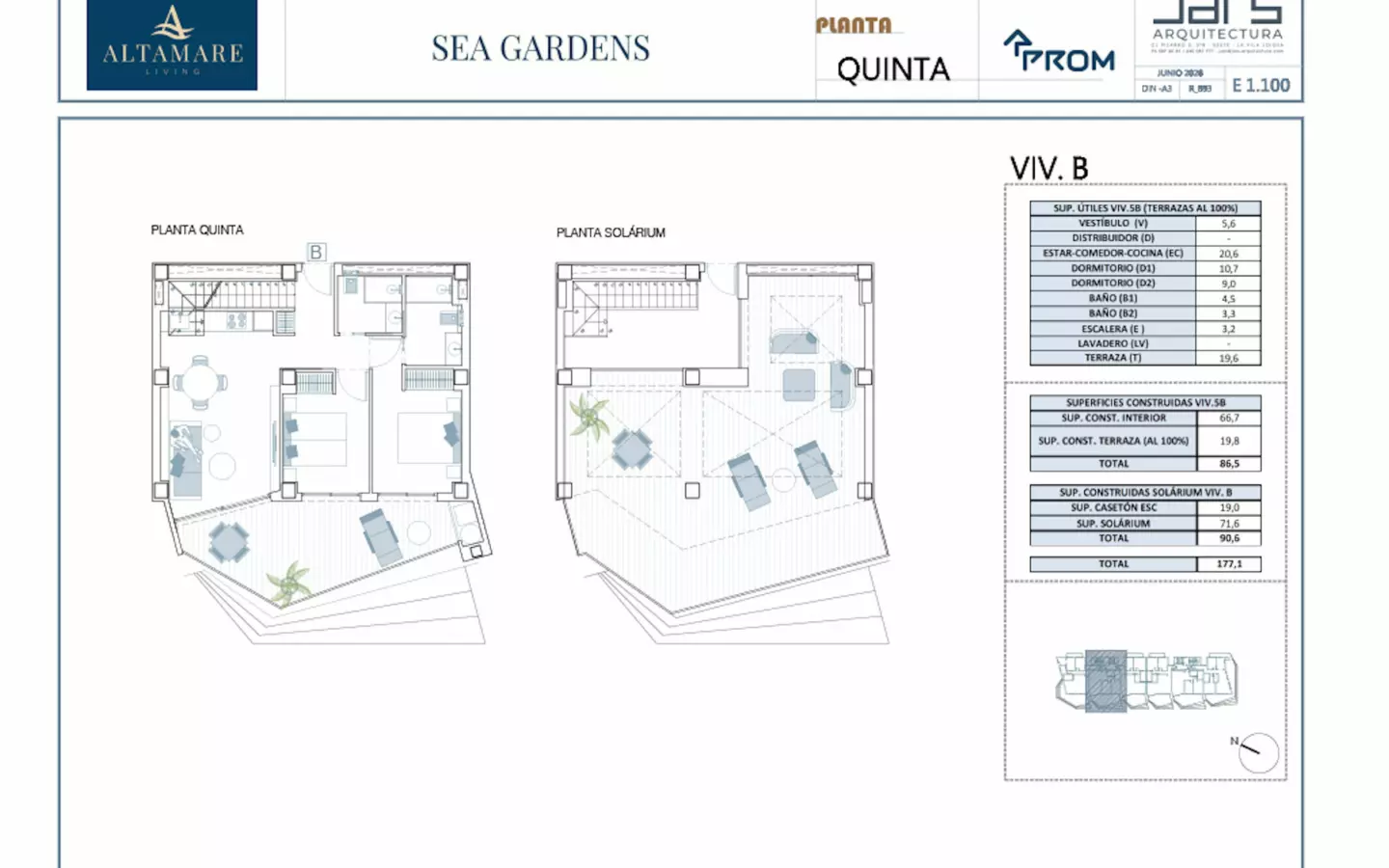 2-bedroom Penthouse In Villajoyosa (89 M²)