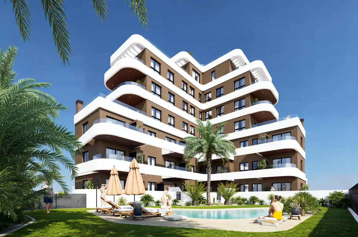 2-bedroom Apartment In Guardamar Del Segura, Spain (55 M²)