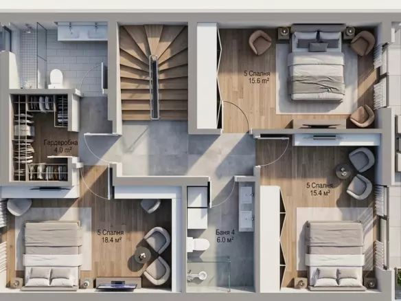 Contemporary Smart-home Luxury Villa With Garage & Mountain Views | Markovo, Plovdiv Region