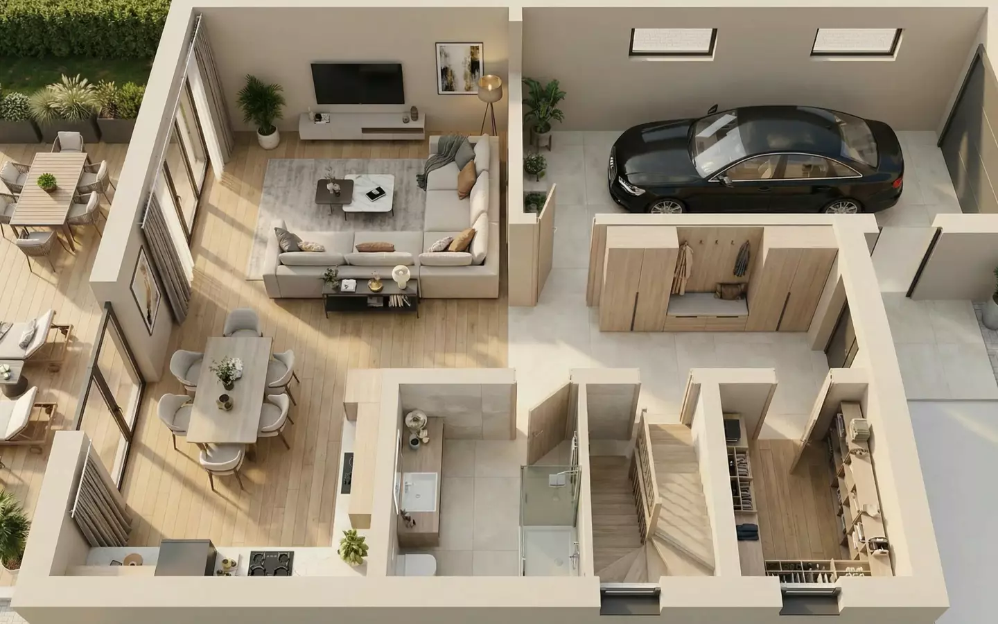 Contemporary Smart-home Luxury Villa With Garage & Mountain Views | Markovo, Plovdiv Region