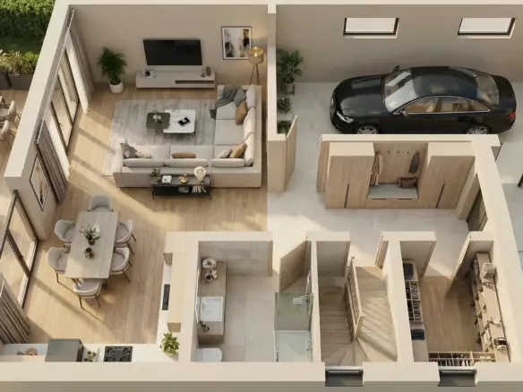 Contemporary Smart-home Luxury Villa With Garage & Mountain Views | Markovo, Plovdiv Region