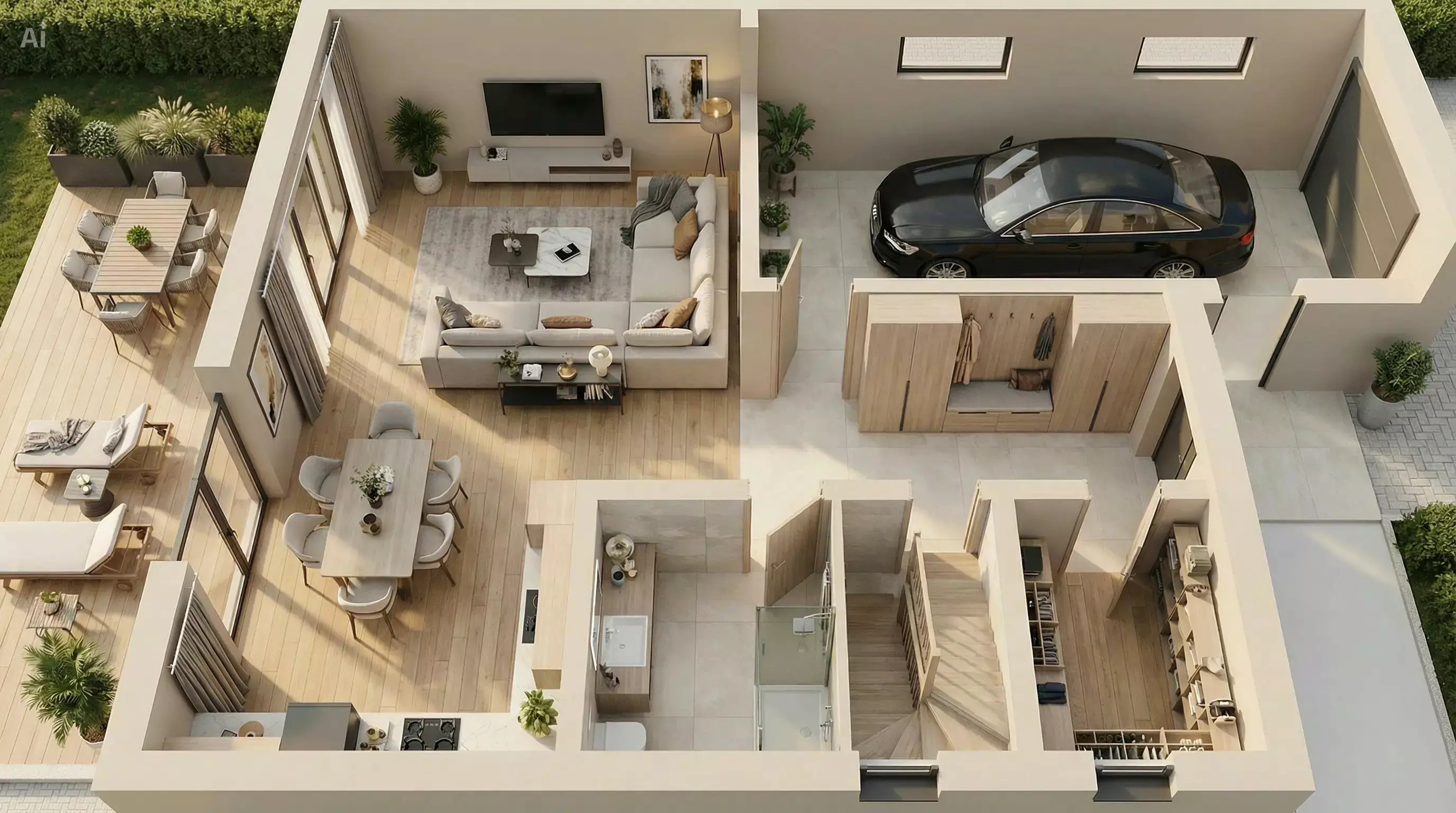 Contemporary Smart-home Luxury Villa With Garage & Mountain Views | Markovo, Plovdiv Region