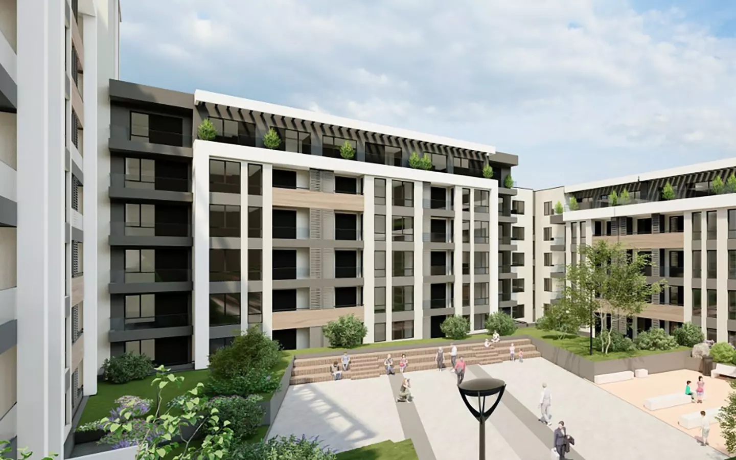 Modern 1-bedroom Apartment Near Rowing Canal & Otdih I Kultura Park | Panoramic Mountain Views
