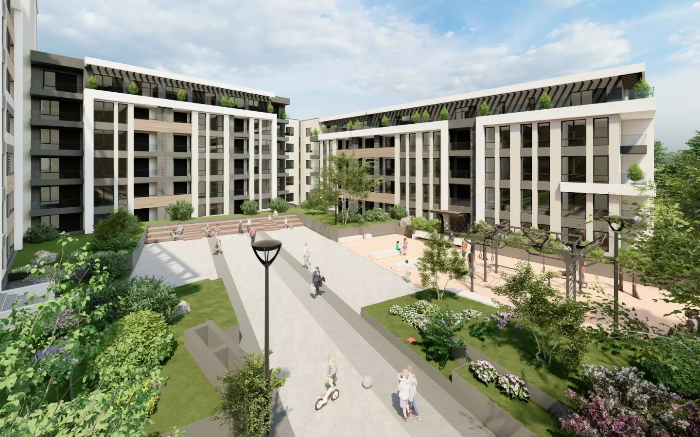 Modern 1-bedroom Apartment Near Rowing Canal & Otdih I Kultura Park | Panoramic Mountain Views