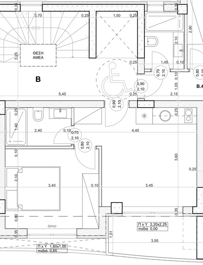 1-bedroom Flat In Thermaikos, Greece (43 M²)