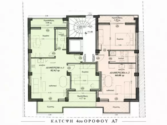 1-bedroom Flat In Kavala, Greece (60 M²)