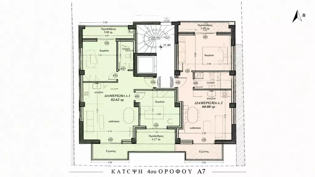 1-bedroom Flat In Kavala, Greece (60 M²)