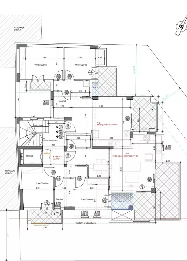 2-bedroom Flat In Metamorfosi, Greece (67 M²)
