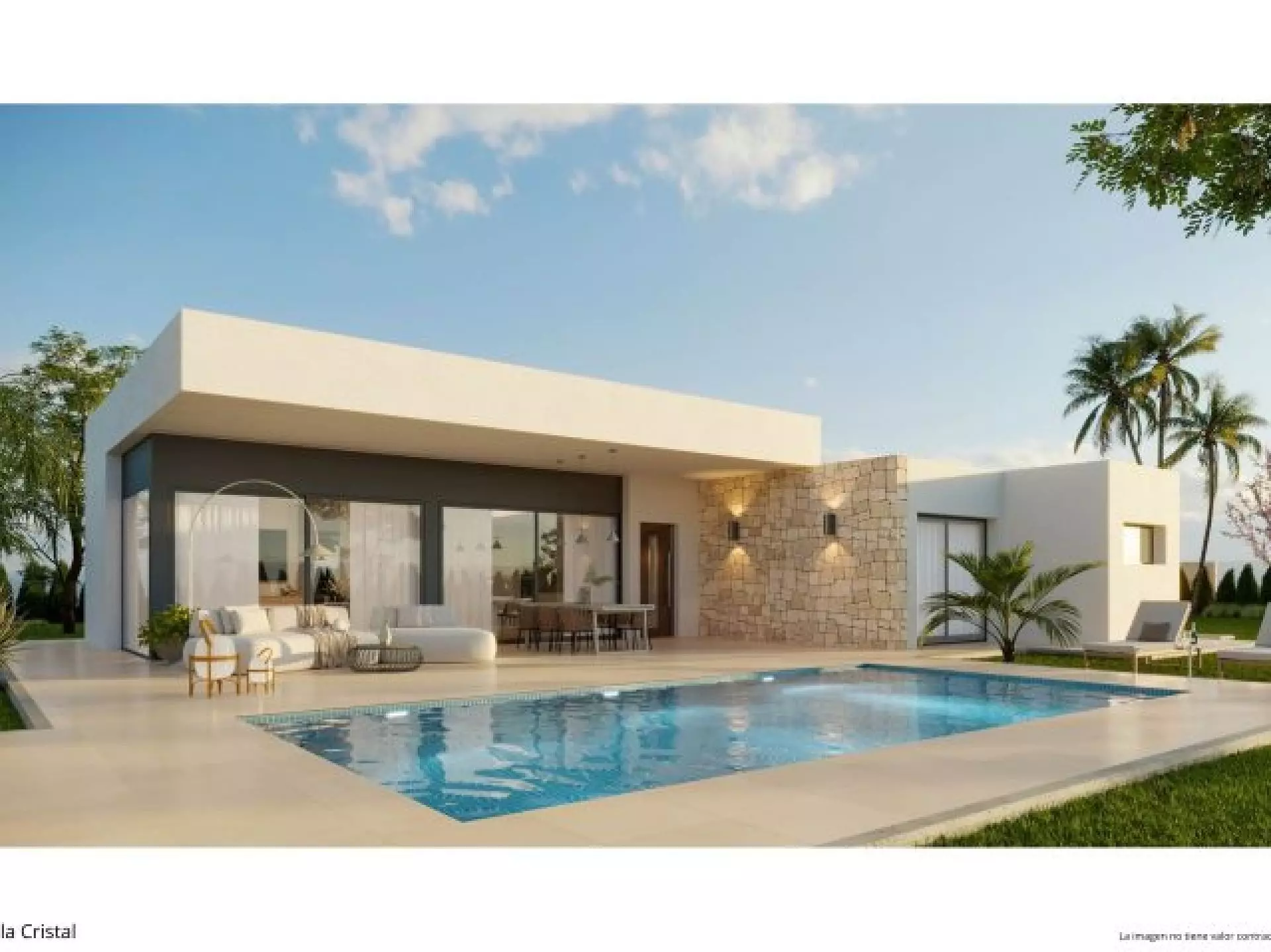 3-bedroom Detached Villa In Aspe, Spain (157 M²)