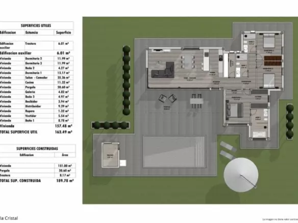 3-bedroom Detached Villa In Aspe, Spain (157 M²)