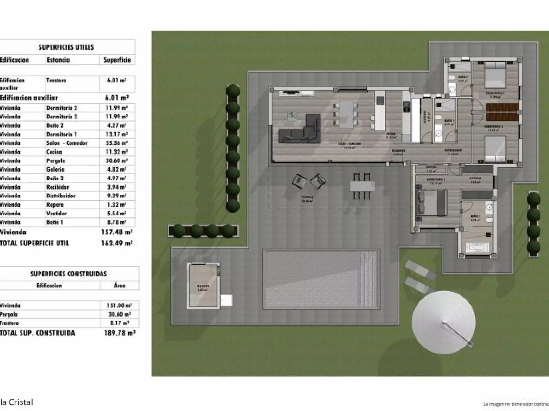 3-bedroom Detached Villa In Aspe, Spain (157 M²)