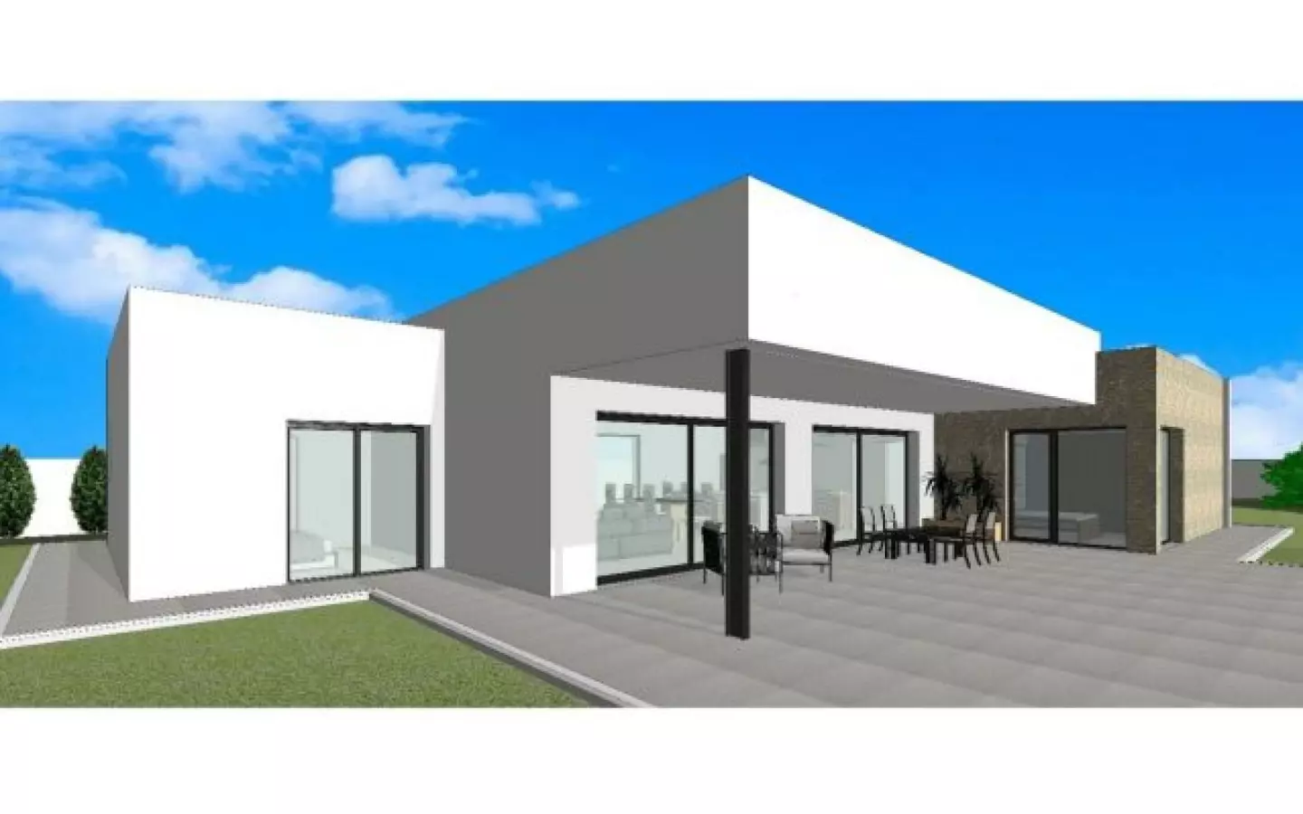 3-bedroom Detached Villa In Aspe, Spain (157 M²)